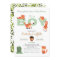 Woodland Forest Fox Boy Baby Shower Invitation