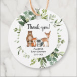 Woodland forest friends animals thank you favour tags<br><div class="desc">For more advanced customisation of this design,  simply select the "Customise It" button above!</div>