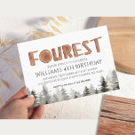Woodland Forest Kids Birthday  Invitation<br><div class="desc">Unique woodland forest kids birthday invitation</div>