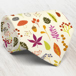 Woodland Forest Nature Tie<br><div class="desc">Leaves, berries, pine cones, toadstools, mushrooms and all sorts of woodland and forest nature bits and bobs. Original art by Nic Squirrell.</div>