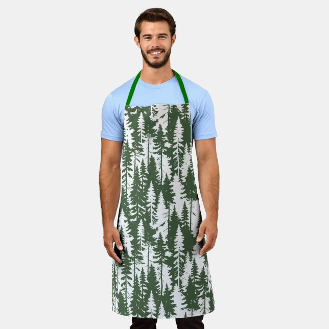 Woodland Forest Pattern Apron (Worn)