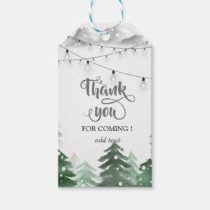 Woodland,Forest String Lights,Thank You Gift Tags