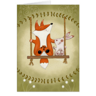 Woodland Fox and Bunny Swing