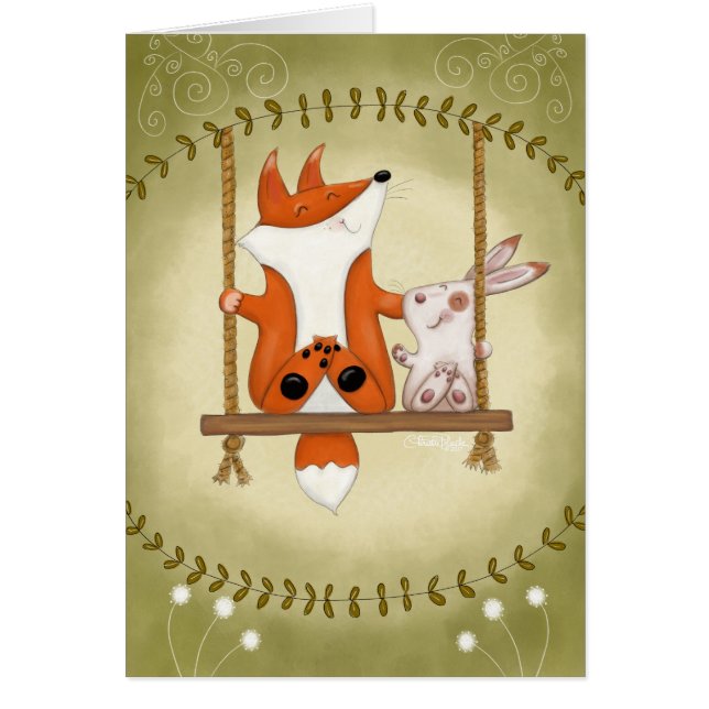 Woodland Fox and Bunny Swing (Front)