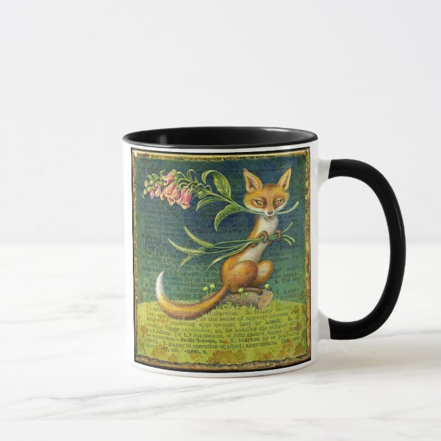 Woodland Fox Mug, Felicitous Mug (Right)