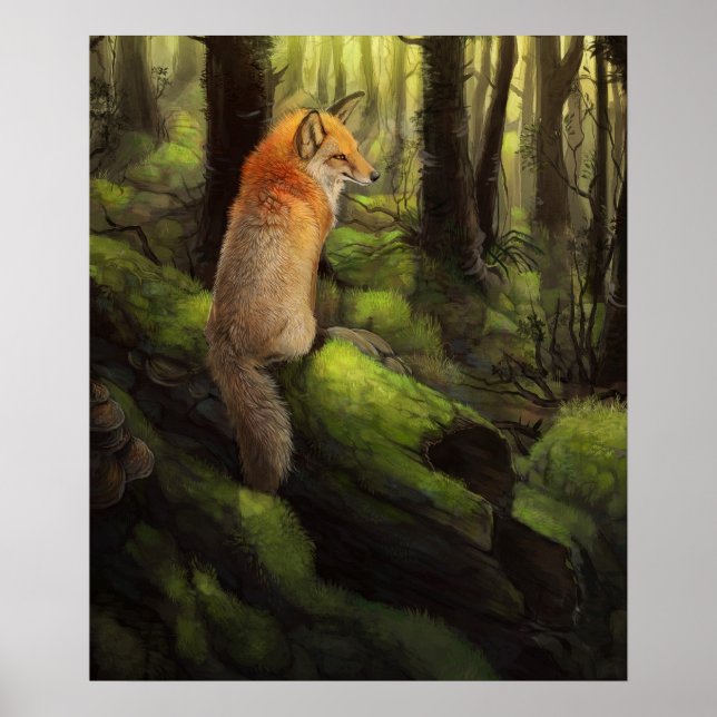 Woodland Fox Poster (Front)
