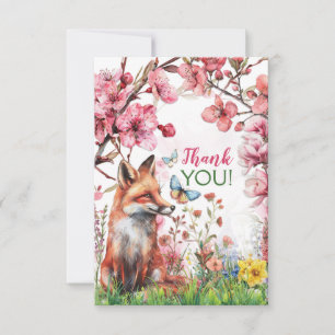 Woodland Fox Thank You Notes