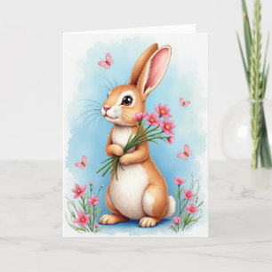 Woodland Friend Flower Card