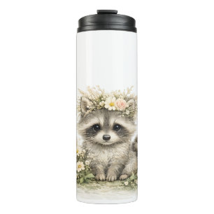 Woodland Friend Raccoon Thermal Tumbler