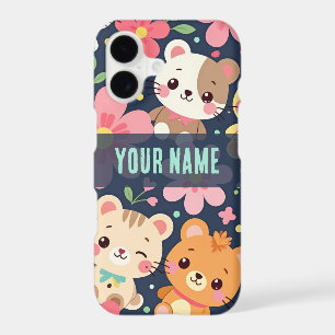 Woodland Friends Parade   Cute Animal iPhone Case