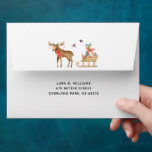 Woodland Friends Winter Birthday Personalised Envelope<br><div class="desc">Trying to get guests excited for a big party or event? Customised or coloured envelopes are a great way to make sure your message gets noticed – and that you get the response you want. Add a personal touch to your own custom envelopes. Add your custom wording to this design...</div>