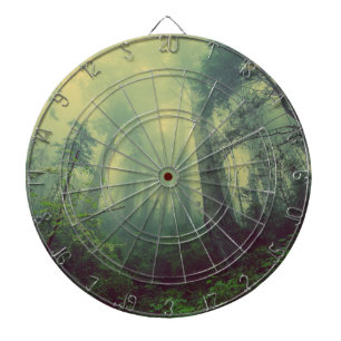 Woodland From Below Dartboard