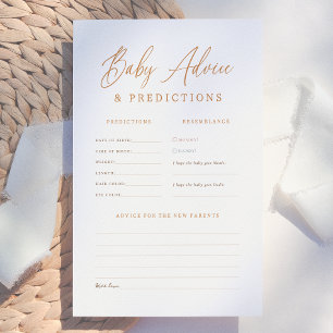 Woodland Gender Reveal Predictions & Advice Game
