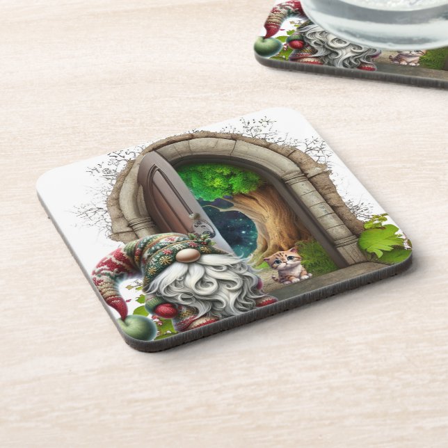 Woodland Gnome  Coaster (Left Side)