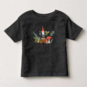 Woodland Gnome & Mushroom Toddler T-Shirt