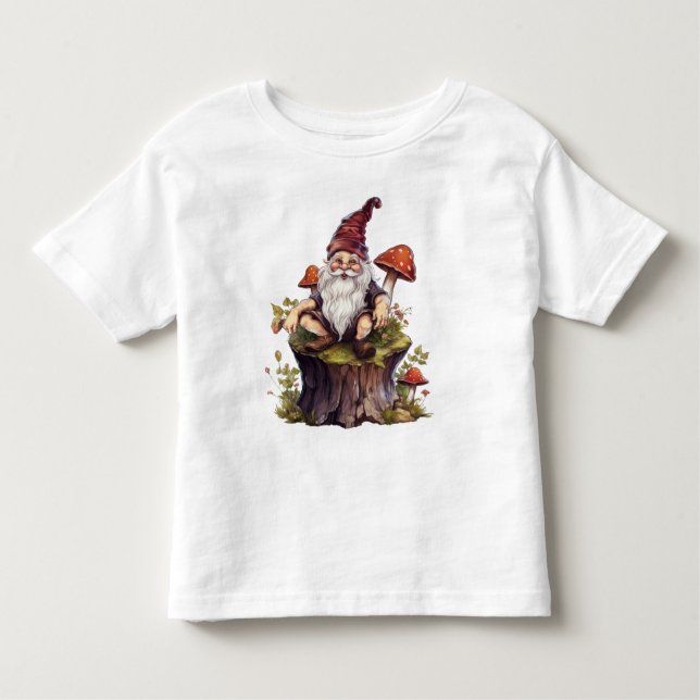 Woodland Gnome Toddler T-Shirt (Front)