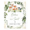 Woodland Greenery Baby Shower Treat Sign
