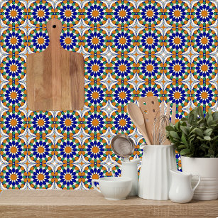 Woodland Harmony Moroccan Mosaic Pattern Tile