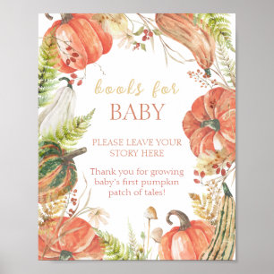 Woodland Harvest Books for Baby Poster
