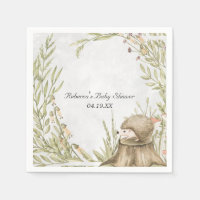 Woodland Hedgehog Baby Shower Personalised