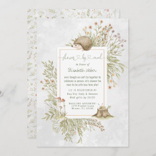Woodland Hedgehog Forest Baby Shower By Mail