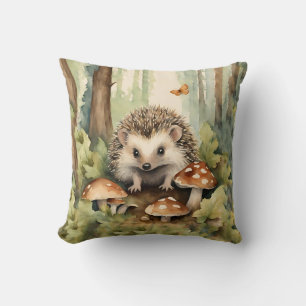 Woodland Hedgehog Gender Neutral  Cushion