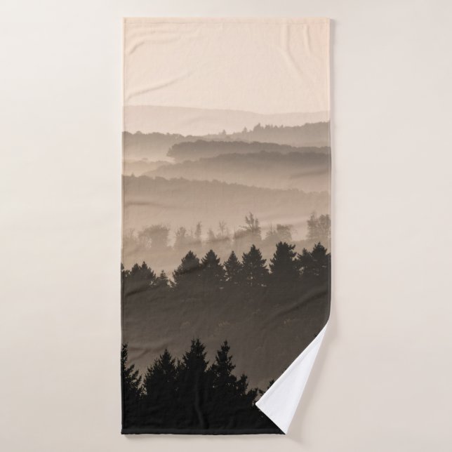 Woodland Hills Landscape Photo Bath Towel (Bath Towel)