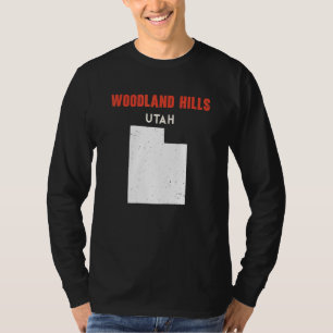 Woodland Hills Utah USA State America Travel Utaha T-Shirt