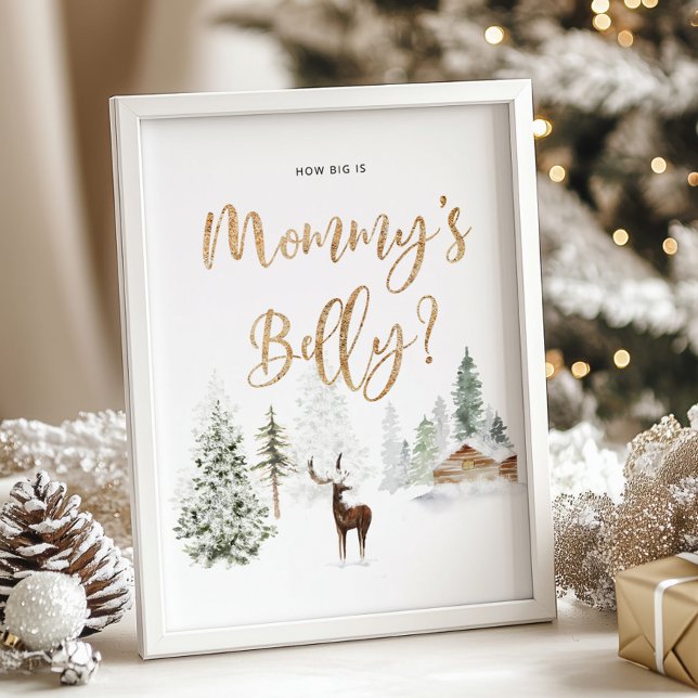 Woodland how big is mommy's belly game poster (Creator Uploaded)