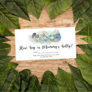 Woodland - How big is mummy's belly? Enclosure Card