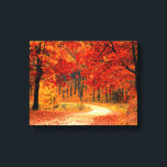 Woodland in Fall Canvas Print<br><div class="desc">Beautiful woodland photograph in autumn / fall.</div>