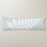 Woodland Inspired Dusty Blue White Fern