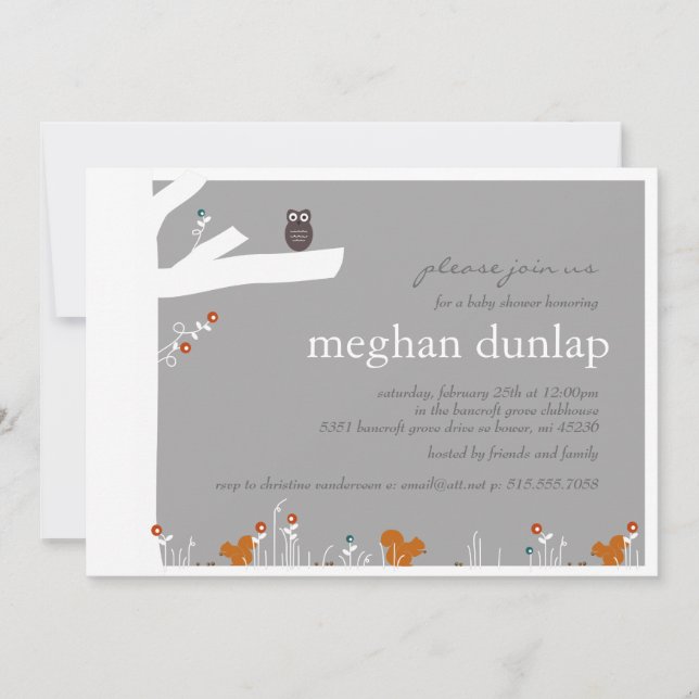 Woodland Invitation (Front)