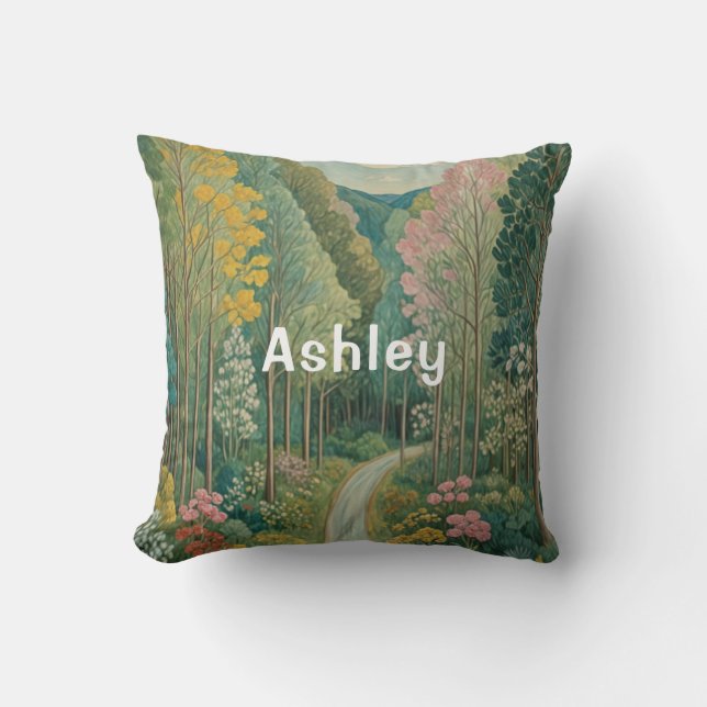 Woodland Journey Cushion (Front)