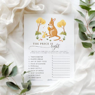 Woodland Kangaroo The Price Is Right Baby Game