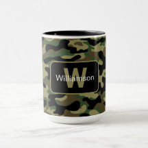 Woodland Khaki Camo With Personalisation
