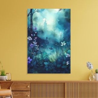 Woodland Light: Magical Meadow Canvas Print