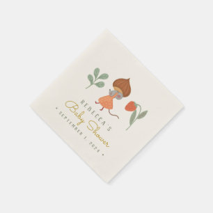 Woodland Little mause  Favor Bag Napkin