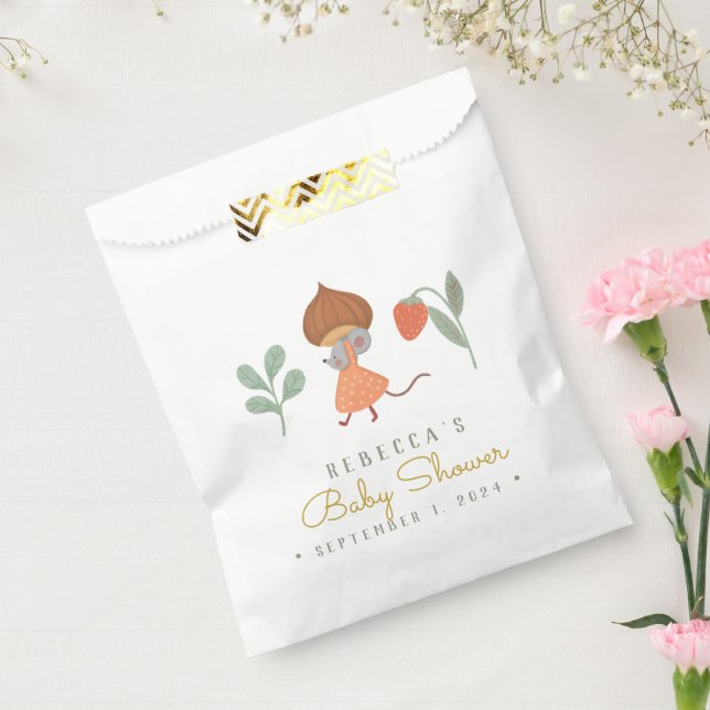 Woodland Little mause  Favour Bag (Sealed)