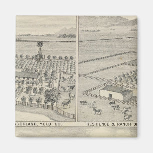 Woodland lumber company magnet
