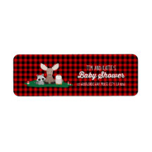 Woodland Lumberjack Baby Shower Animals Rustic