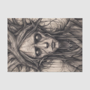 Woodland Man Forest Decoupage Paper