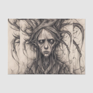 Woodland Man Forest Decoupage Paper