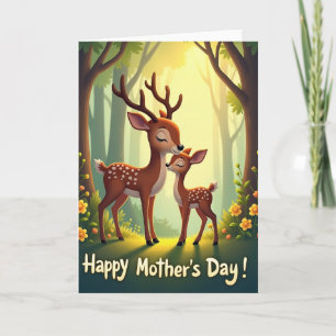 Woodland Mother Love Day Card