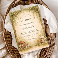 Woodland Mushroom Arch Baby Shower