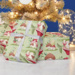 Woodland Mushrooms Kids Christmas Wrapping Paper<br><div class="desc">Woodland Mushrooms Kids Christmas Wrapping Paper</div>