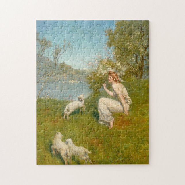 Woodland Nymph | John Collier Jigsaw Puzzle (Vertical)