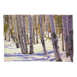 Woodland of Aspen Trees Pillowcase