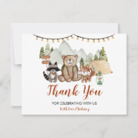 Woodland One Happy Camper First Birthday