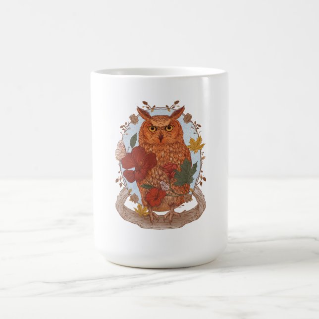 Woodland Owl  Coffee Mug (Center)